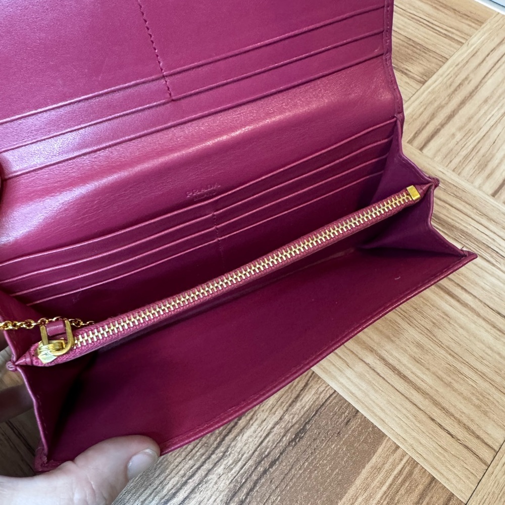 Prada Ibisco Continental Tessuto Zip Wallet - Picture 11 of 16
